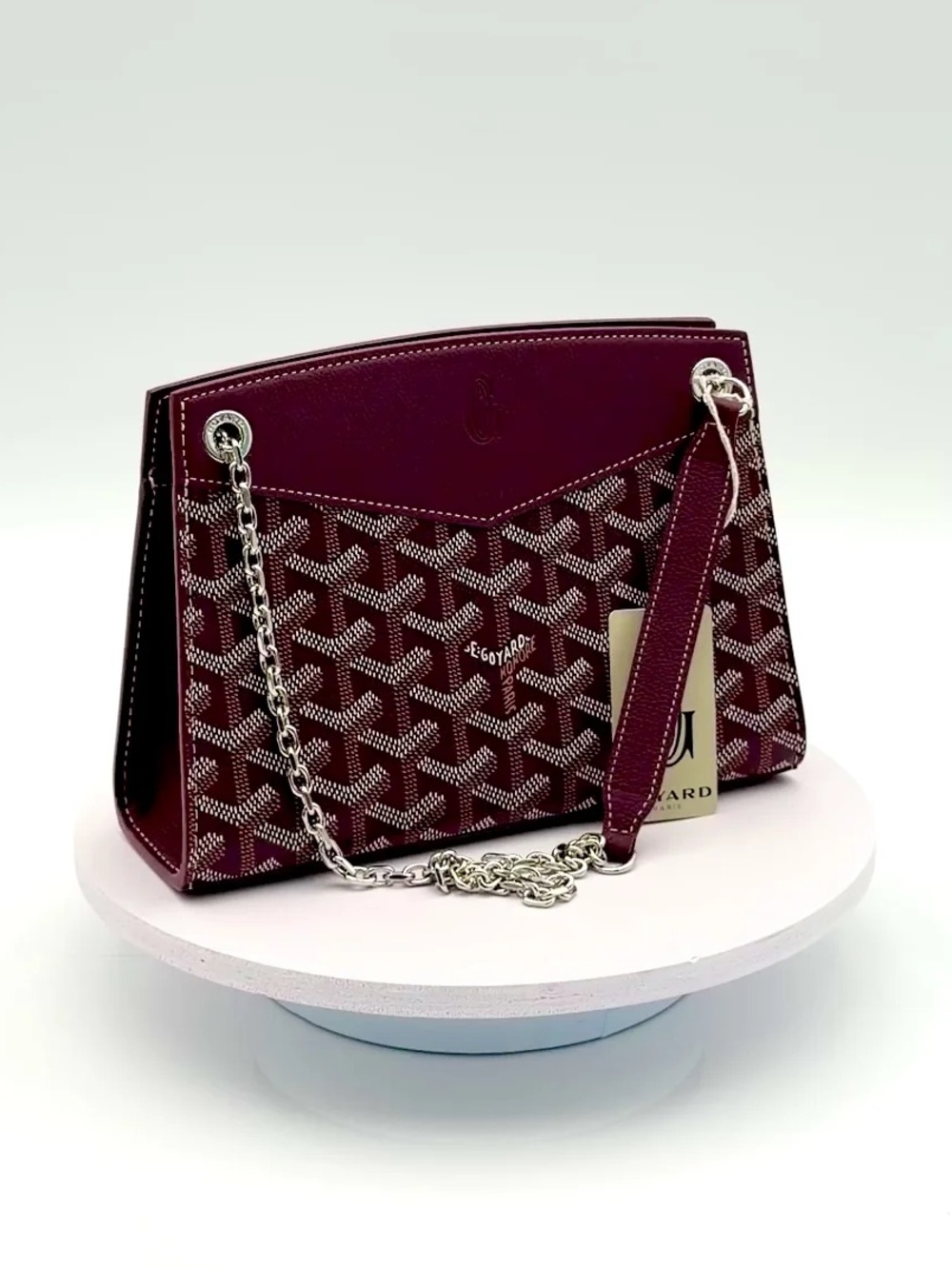 Rouette Structuré Mini Bag Burgundy